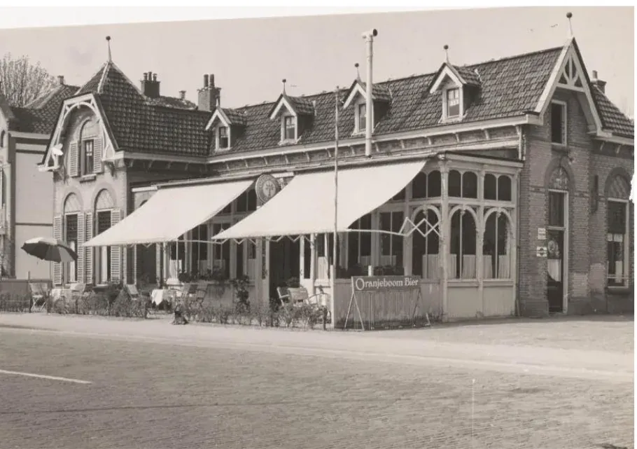 Zijde B voor de kaart van Café-restaurant “De Eenhoorn”